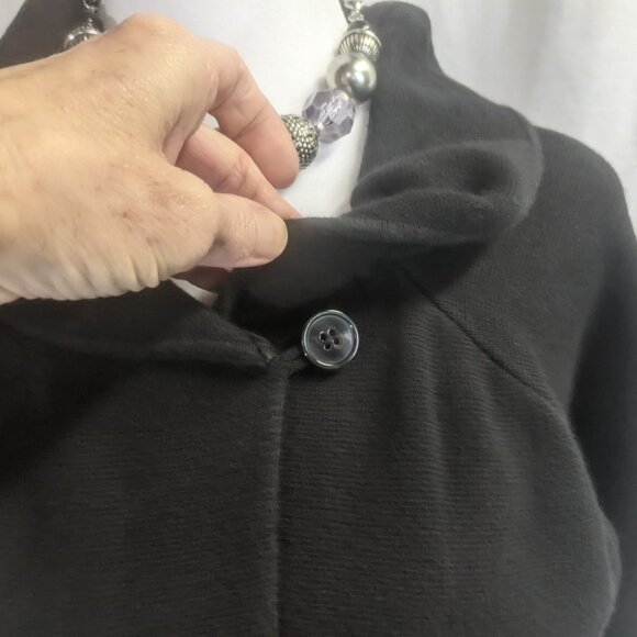 J. Crew Size Medium Black Single Button Jacket - Picture 3 of 15